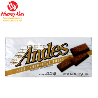 Kẹo Socola Sữa Andes 132g