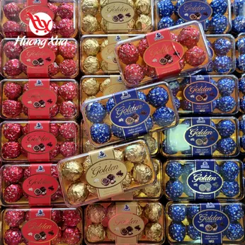Socola Dominate Golden Hộp Meka 2 Lớp 16 Viên 168g (Màu đỏ và vàng và xanh )