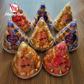Socola Dominate Golden Hộp Meka Hình Tháp 25 Viên 262g (Màu đỏ và vàng và xanh )
