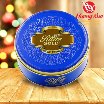 Bánh Quy Ritaz Gold Assorted Biscuits 90g HT tròn nhỏ