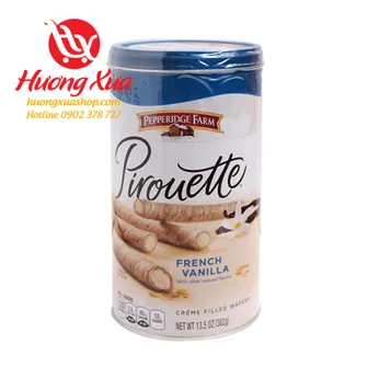 Bánh ống điếu vị vani hiệu Pepperidge Farm 382g