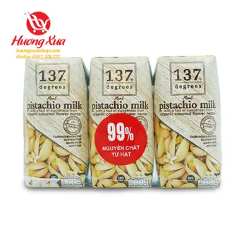 Sữa hạt dẻ nguyên chất 137 Degrees 180ml - Lốc 3 hộp