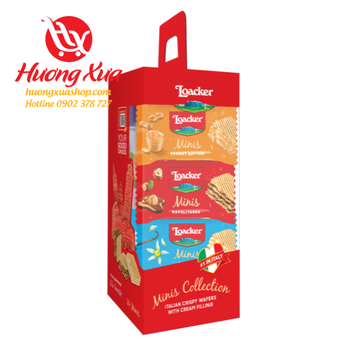 Bánh xốp Loacker Minis Collection 240g