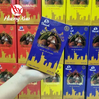 Kẹo Chocolate Dominate hộp giấy 120g ( màu đỏ và vàng và xanh )