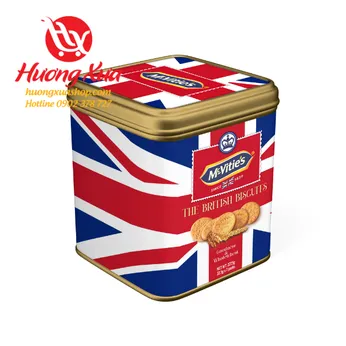 Bánh quy lúa mì nguyên cám McVitie's The British Biscuits 227.5g - Square box