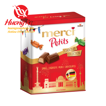 Hộp quà sô-cô-la hỗn hợp Merci Petits Chocolate Collection 250g