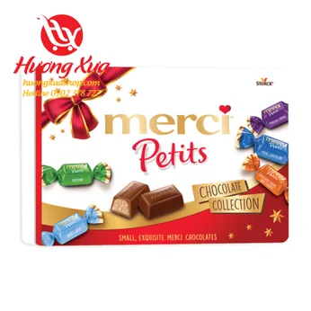 Hộp quà sô-cô-la hỗn hợp Merci Petits Chocolate Collection 375g