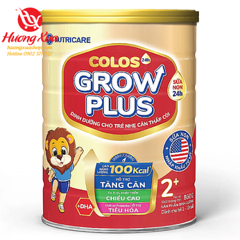 Sữa Nutricare Colos24h Grow Plus 2+ 850g (2 - 10 tuổi)