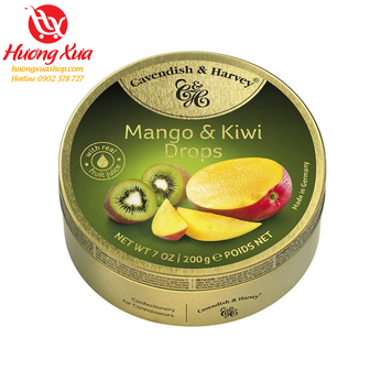 Kẹo Mango Kiwi Cavendish & Harvey 200g