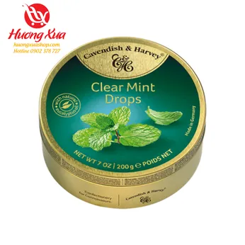 Kẹo Clear Mint Cavendish & Harvey 200g