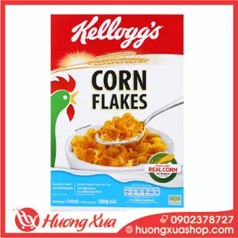 Ngũ cốc Kellogg's Corn Flakes vị bắp hộp 150g