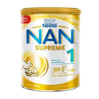 Sữa Nan Supreme 1 (2HMO) 800g tăng cường sức đề kháng, chống dị ứng 