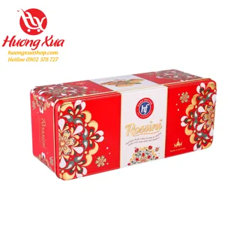 Bánh Xốp Rossini Floral Nhân Kem Cacao & Hạt Phỉ Hộp 208g