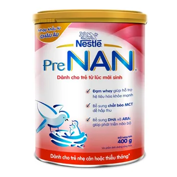 Sữa Pre Nan 400g dành cho trẻ nhẹ cân , thiếu tháng