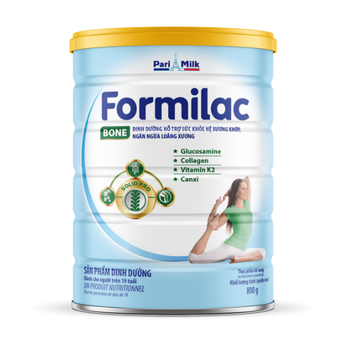 Sữa Formilac Bone hỗ trợ sức khỏe hệ xương khớp, ngăn ngừa loãng xương