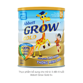 Sữa Abbott Grow Gold 3+ (3-6 tuổi) 900g
