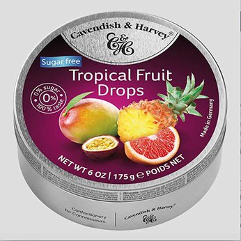 Kẹo Cavendish & Harvey Tropical Fruit (Sugar Free)