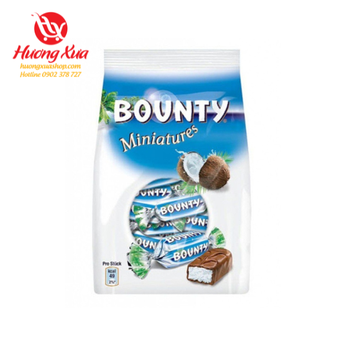 Socola nhân dừa Bounty Miniatures Chocolate 100g