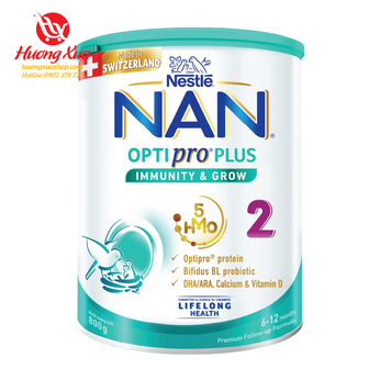 Sữa bột NAN Optipro Plus số 2 800g (6 - 12 tháng)
