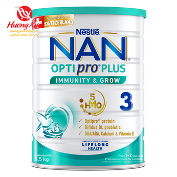 Sữa bột NAN Optipro Plus số 3 1.5 kg (1 - 2 tuổi)