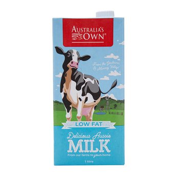 Sữa tươi Úc Australia's Own ít béo hộp 1L
