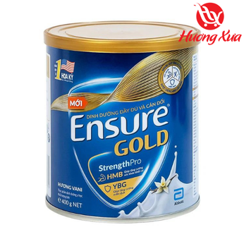 Sữa Ensure Gold StrengthPro Abbott hương vani bổ sung dinh dưỡng đầy đủ và cân đối (400g)