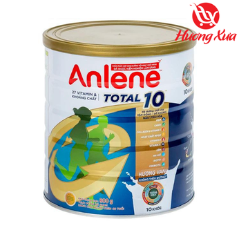 Sữa Anlene Total 10 hương vani bổ sung hệ dưỡng chất cho người trên 40 tuổi (800g)