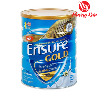 Sữa Abbott Ensure Gold StrengthPro hương Vani ít ngọt phục hồi và tăng cường sức khỏe (850g)