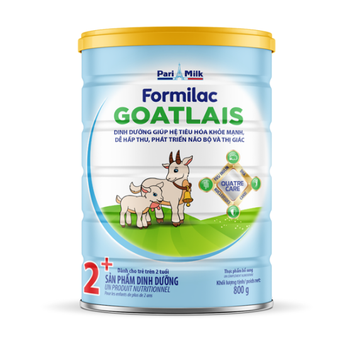 Sữa Formilac Goatlais 2+  giúp hệ tiêu hóa khỏe mạnh dễ hấp thu 