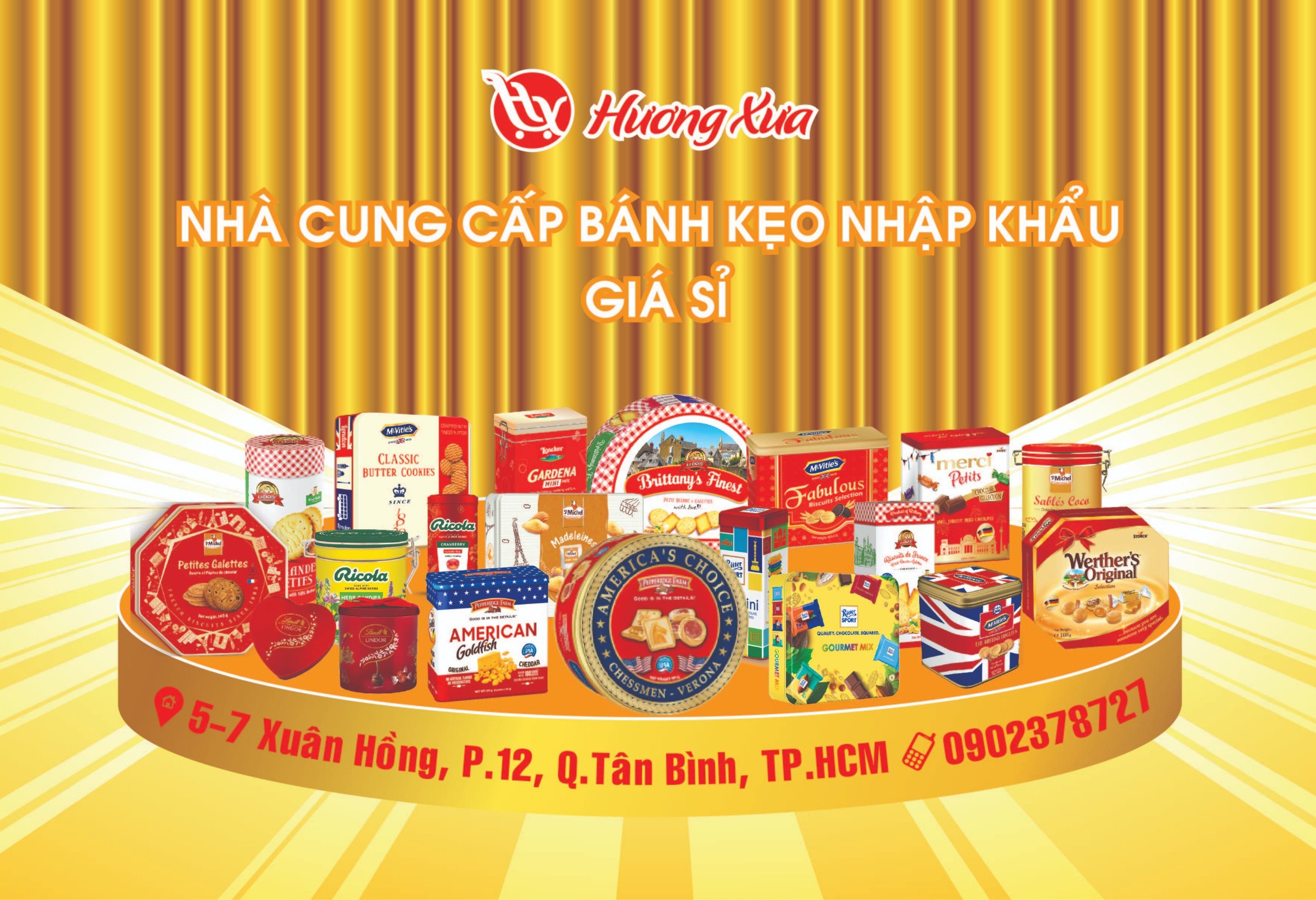 Bánh kẹo nhập khẩu giá sỉ 