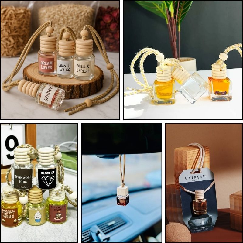 Gia công tinh dầu nước hoa treo xe ô tô Gia công tinh dầu nước hoa treo xe ô tô