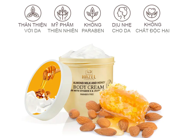 Công thức gia công kem body trắng da HAZEL- BÍ MẬT cho nàng làn da trắng nuột níu giữ thanh xuân cho làn da Công thức gia công kem body trắng da HAZEL- BÍ MẬT cho nàng làn da trắng nuột níu giữ thanh xuân cho làn da