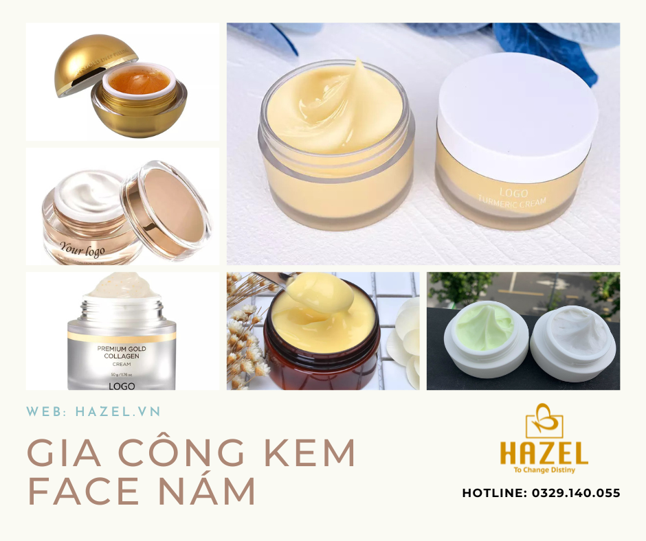 Gia công kem face nám Gia công kem face nám