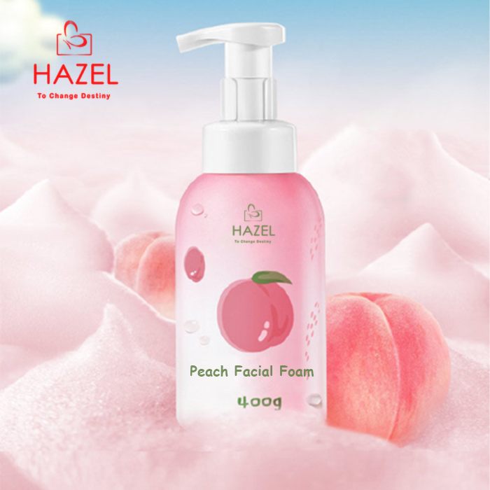 Gia công bọt rửa mặt cam đào Hazel Cosmetic Gia công bọt rửa mặt cam đào Hazel Cosmetic