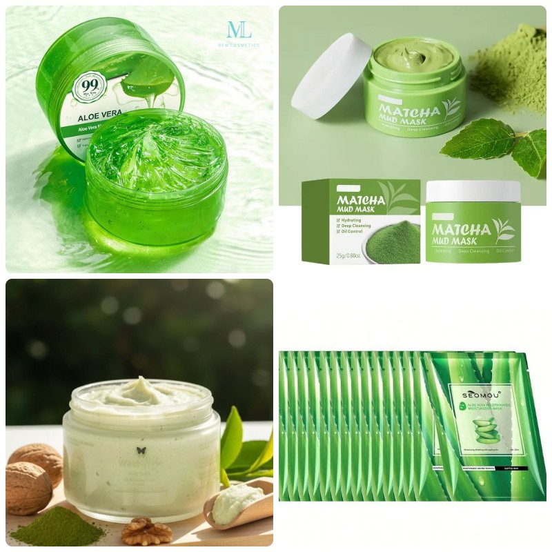 gia công gel mặt nạ trà xanh gia công gel mặt nạ trà xanh