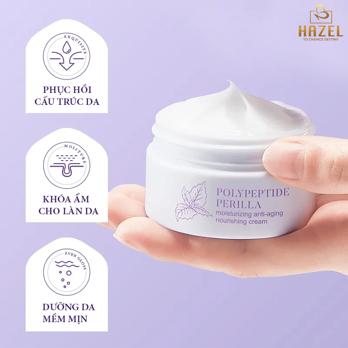 Gia công kem dưỡng 3 IN 1 tinh chất tía tô đất- Gia công mỹ phẩm HAZEL Gia công kem dưỡng 3 IN 1 tinh chất tía tô đất- Gia công mỹ phẩm HAZEL