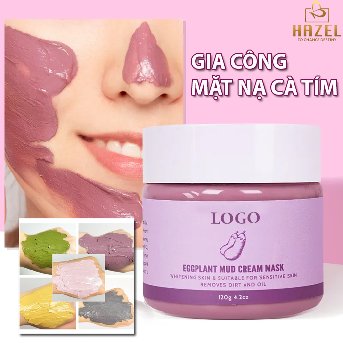 Gia công mặt nạ cà tím trọn gói, giá rẻ: Nhà máy gia công mỹ phẩm HAZEL Gia công mặt nạ cà tím trọn gói, giá rẻ: Nhà máy gia công mỹ phẩm HAZEL
