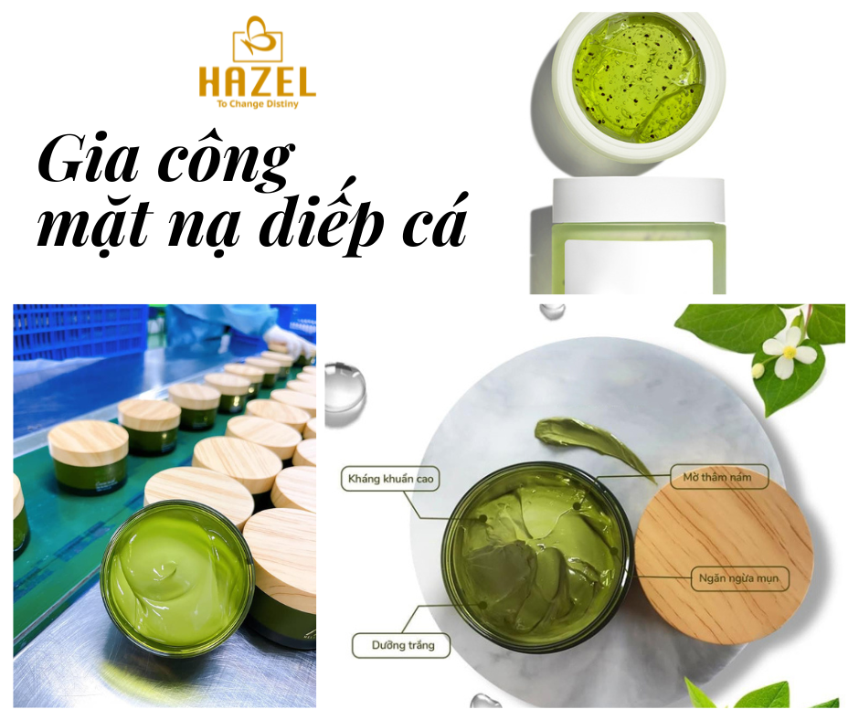 Gia công mặt nạ diếp cá mẹo cho làn da mụn thêm long lanh Gia công mặt nạ diếp cá mẹo cho làn da mụn thêm long lanh