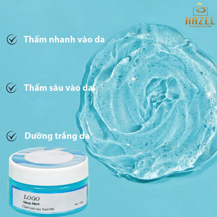 Gia công mặt nạ ngủ nấm tuyết nhĩ- Nhà máy gia công mỹ phẩm HAZEL Gia công mặt nạ ngủ nấm tuyết nhĩ- Nhà máy gia công mỹ phẩm HAZEL