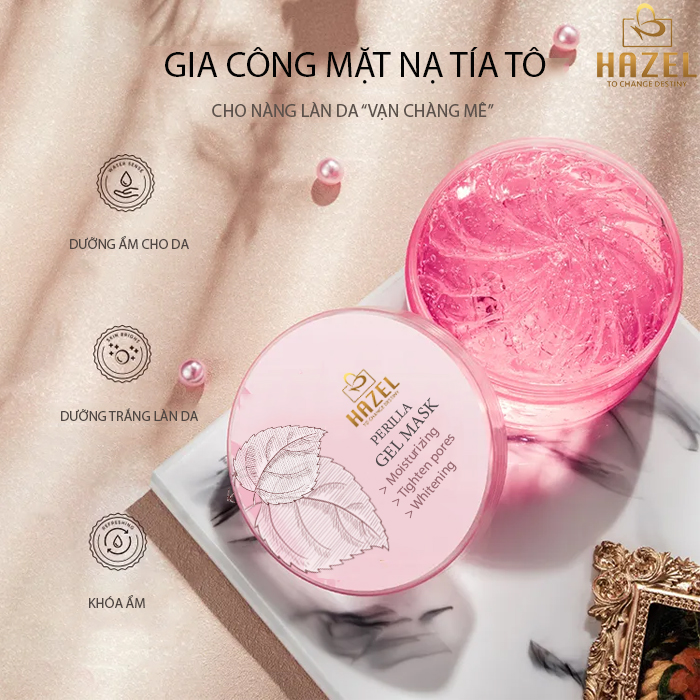 Gia công mặt nạ tía tô cho nàng làn da VẠN CHÀNG MÊ: Gia công mỹ phẩm HAZEL Gia công mặt nạ tía tô cho nàng làn da VẠN CHÀNG MÊ: Gia công mỹ phẩm HAZEL