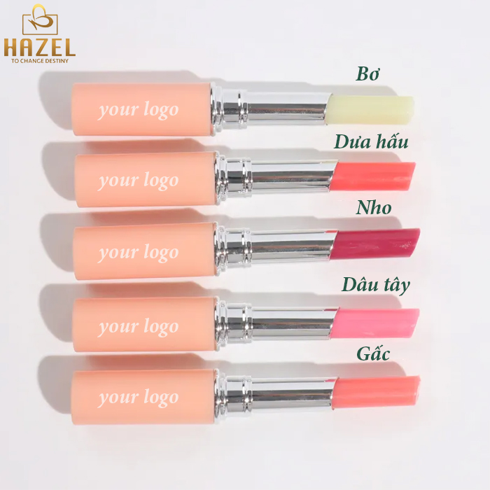 Gia công son dưỡng môi bơ gấc GIỌT LÀNH từ thiên nhiên cho đôi môi thâm sạm: Gia công mỹ phẩm HAZEL Gia công son dưỡng môi bơ gấc GIỌT LÀNH từ thiên nhiên cho đôi môi thâm sạm: Gia công mỹ phẩm HAZEL
