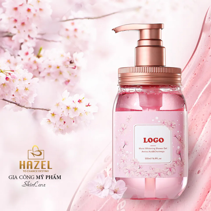 Gia công sữa tắm tinh chất thiên nhiên: Gia công mỹ phẩm làm sạch da HAZEL Gia công sữa tắm tinh chất thiên nhiên: Gia công mỹ phẩm làm sạch da HAZEL