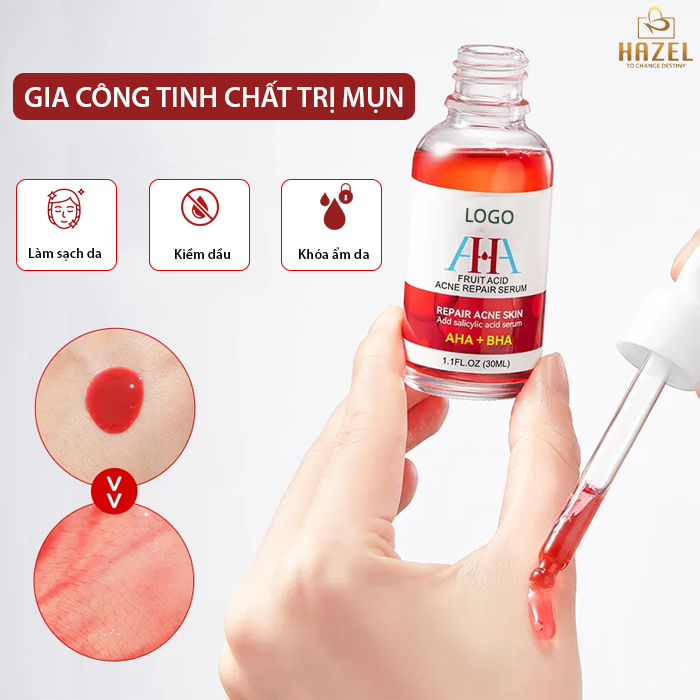 gia công tinh chất giảm mụn gia công tinh chất giảm mụn