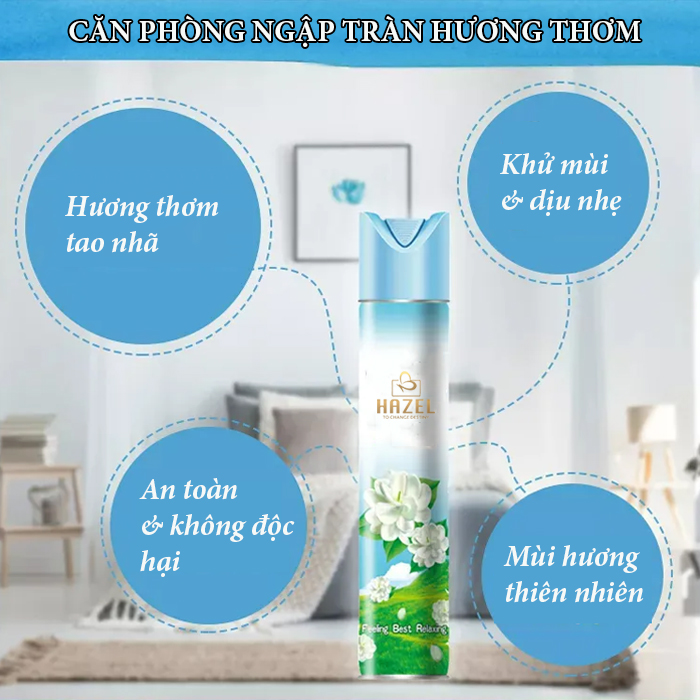 Gia công xịt thơm phòng thiên nhiên HAZEL- công thức chuẩn sạch cho mọi không gia sống- Gia công mỹ phẩm Gia công xịt thơm phòng thiên nhiên HAZEL- công thức chuẩn sạch cho mọi không gia sống- Gia công mỹ phẩm