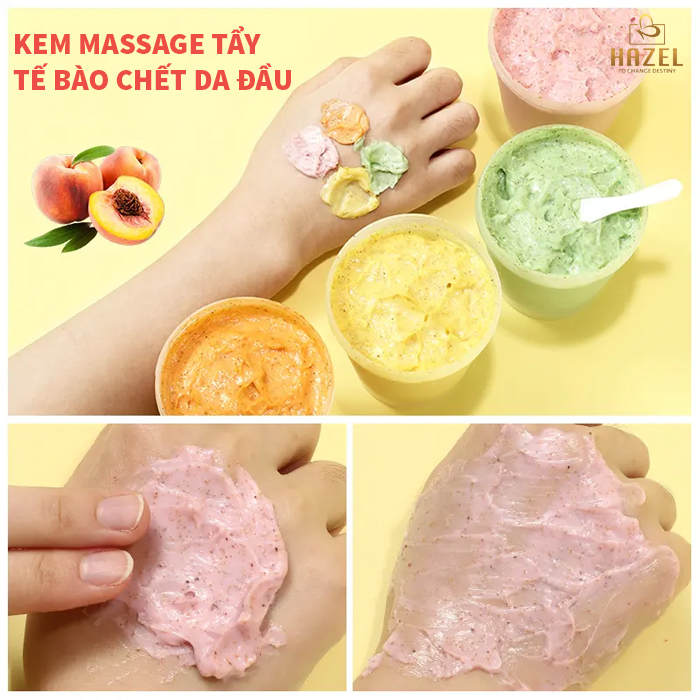 Kem massage tẩy tế bào chết da đầu HAZEL tức tốc và hiệu quả cho mọi mái tóc Kem massage tẩy tế bào chết da đầu HAZEL tức tốc và hiệu quả cho mọi mái tóc