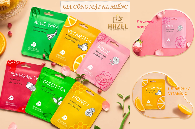 Mặt nạ miếng cái nôi của nhiều dòng mặt nạ hiện nay- Nhà máy sản xuất gia công mỹ phẩm HAZEL Mặt nạ miếng cái nôi của nhiều dòng mặt nạ hiện nay- Nhà máy sản xuất gia công mỹ phẩm HAZEL