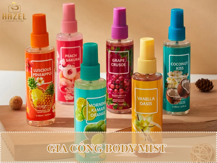 Sản phẩm gia công body mist với những tầng hương lôi cuốn không kém cạnh gì nước hoa HAZEL Sản phẩm gia công body mist với những tầng hương lôi cuốn không kém cạnh gì nước hoa HAZEL