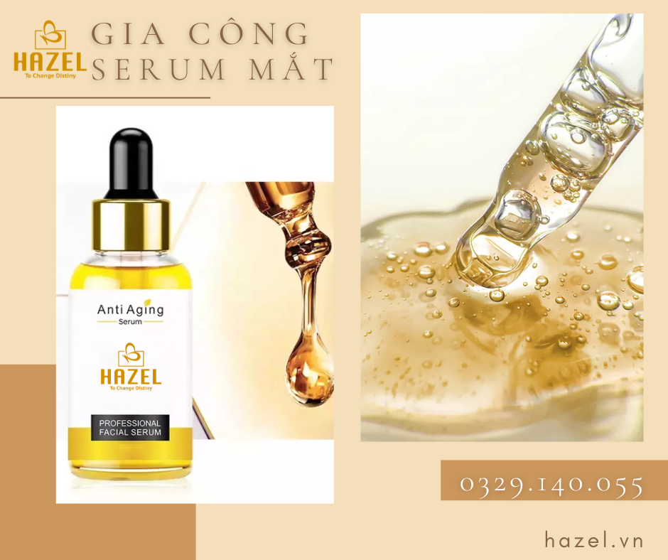 Sản phẩm gia công serum giảm thâm mắt giúp nàng ĐÁNH BAY quầng thâm trong một phút mốt HAZEL Sản phẩm gia công serum giảm thâm mắt giúp nàng ĐÁNH BAY quầng thâm trong một phút mốt HAZEL