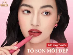 [8+TUYỆT CHIÊU] giúp các cô nàng tô SON ĐẸP (HOT RẦN RẦN) trên MXH: Gia công mỹ phẩm HAZEL