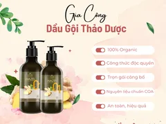 Gia công dầu gội cùng thảo dược thiên nhiên ở Hazel Cosmetic